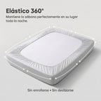 Sábana bajera de algodón premium