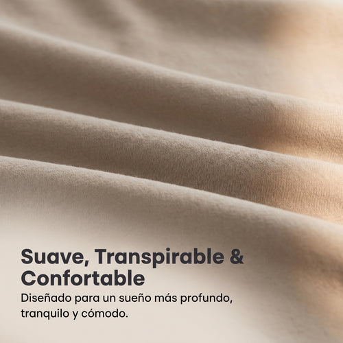 Sábana bajera de algodón premium