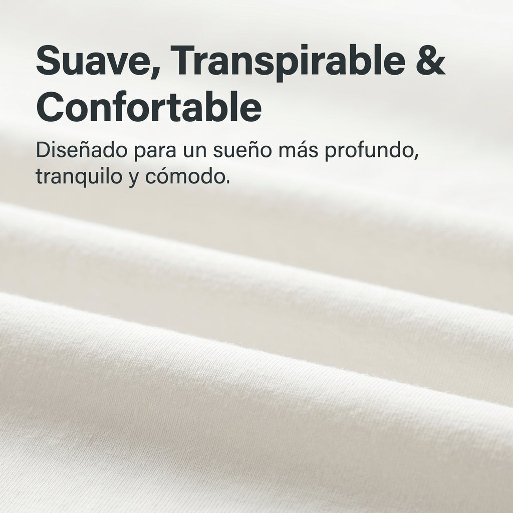 Sábana bajera de algodón premium