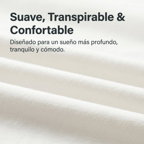 Sábana bajera de algodón premium