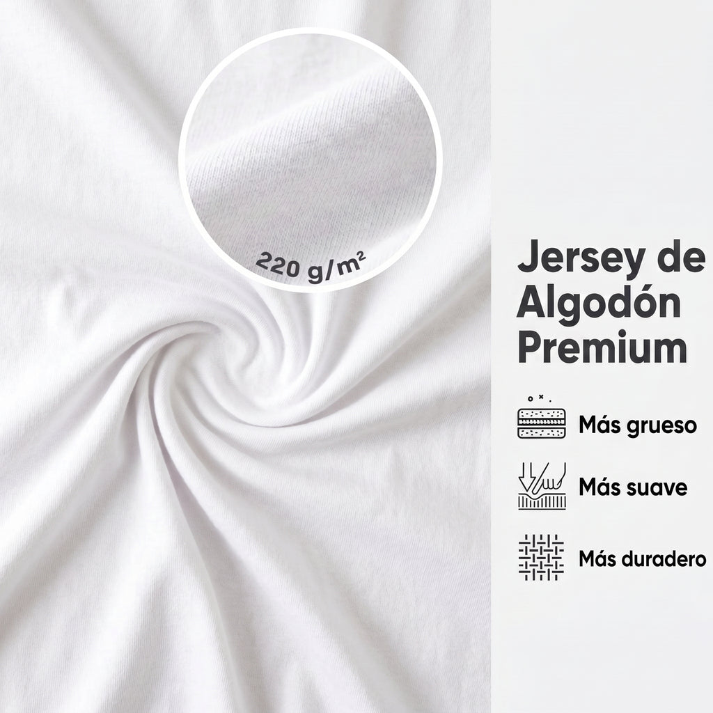 Sábana bajera de algodón premium