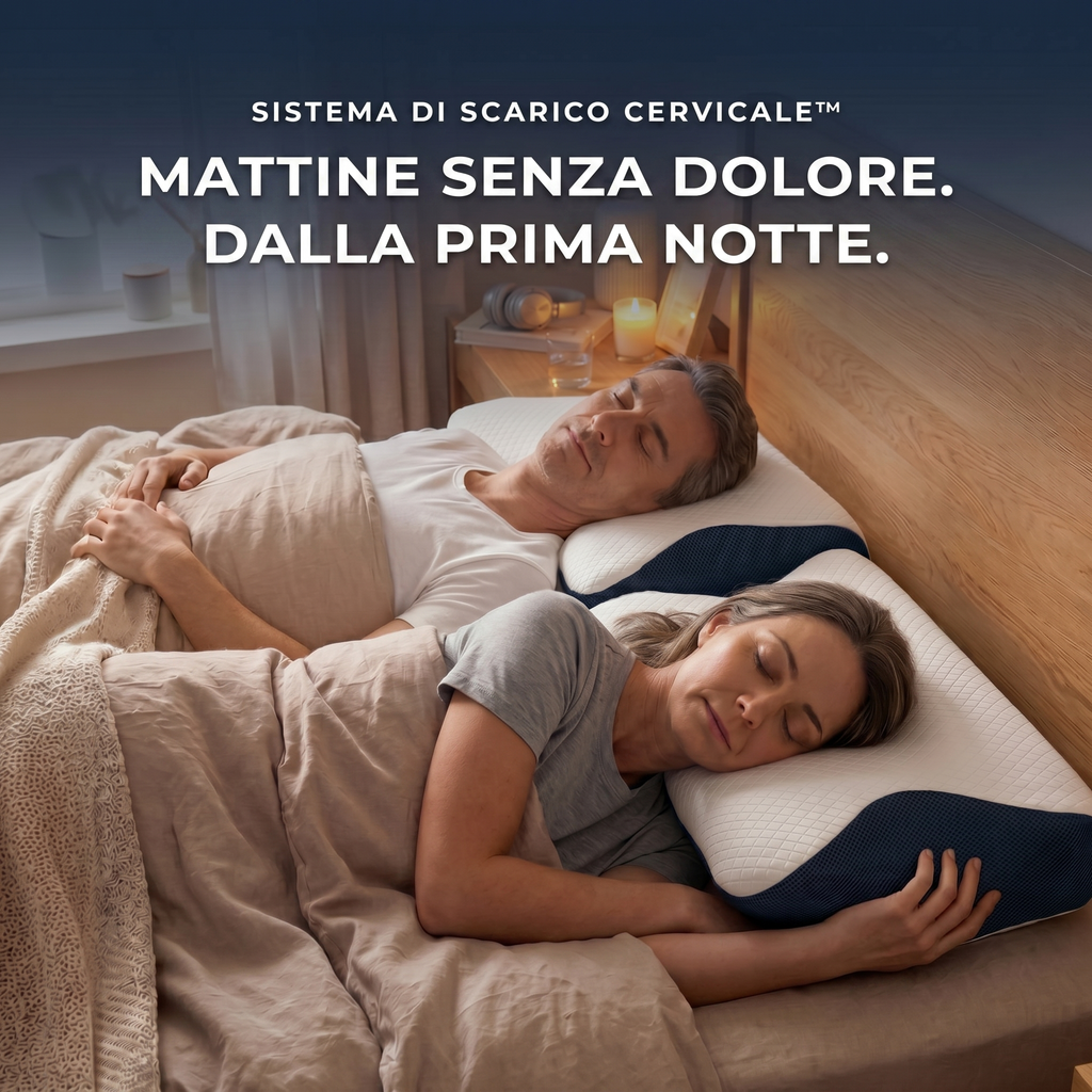 Arya Sleep™ Cuscino Cervicale Ergonomico