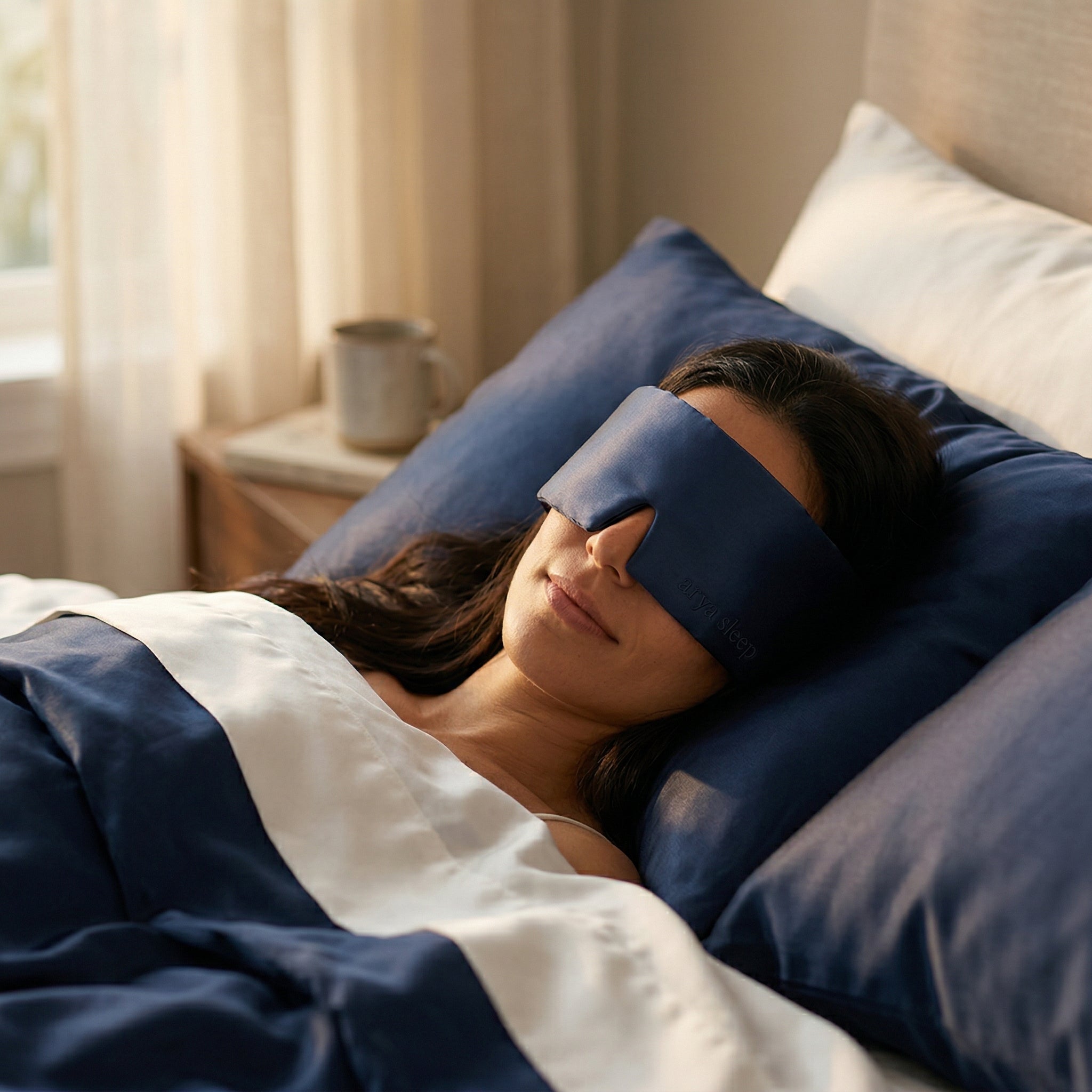 Maschera da Notte in Seta